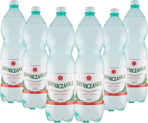 Woda Kryniczanka Kryniczanka Naturalna woda mineralna wysokozmineralizowana niskonasycona 1,5 l x 6 sztuk 1