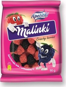 Apetitki Żelki malinki 80 g 1