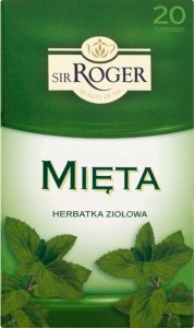 Sir Roger Sir Roger Mięta Herbatka ziołowa 30 g (20 torebek) 1