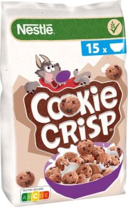 Nestle Nestl Cookie Crips Zbożowe płatki w kształcie ciasteczek o smaku czekoladowym 450 g 1