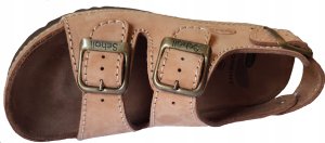 Mobilex Wygodne sandały Scholl AIR BAG BACK STRAP BRĄZ 39 3