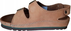 Mobilex Wygodne sandały AIR BAG BACK STRAP brązowy 37 2