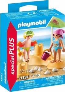 Playmobil Zestaw z figurkami Special Plus 71581 Dzieci i zamek z piasku 1