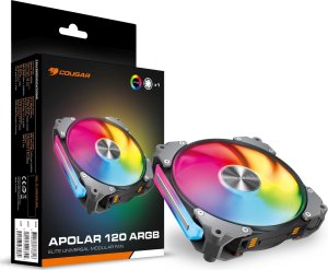 Wentylator Cougar COUGAR Apolar 120 ARGB (single pack) / Elite Universal Modular Fan / Black 9