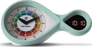 TFA Kidywolf analog & digital Alarm Clock turquoise 2