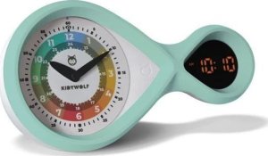 TFA Kidywolf analog & digital Alarm Clock turquoise 3