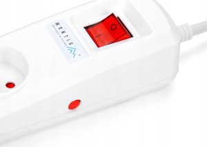 Montis Listwa zasilająca przeciwprzepięciowa 1,5m MONTIS MT145-1,5 biała 3