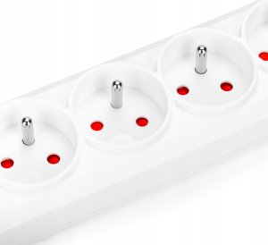 Montis Listwa zasilająca przeciwprzepięciowa 2m MONTIS MT145-2 biała 3