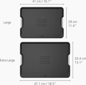 Deska do krojenia Joseph Joseph Joseph Joseph Cut&Carve Plus Dwustronna L czarny 4