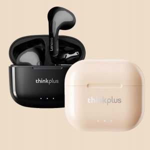 Słuchawki Lenovo Lenovo LP40 TWS Beżowe 3