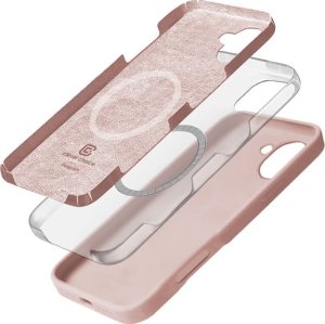 Crong Crong Color Cover Magnetic - Etui iPhone 16 MagSafe (piaskowy róż) 3