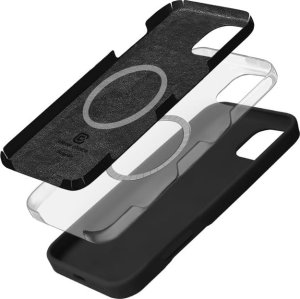 Crong Crong Color Cover Magnetic - Etui iPhone 16 Pro Max MagSafe (czarny) 3