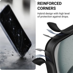 Crong Crong Hybrid Frost MAG Cover - Etui z MagSafe do iPhone 16 Pro Max (czarny) 5