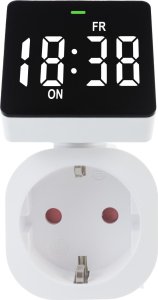 GreenBlue Włącznik czasowy - timer cyfrowy GreenBlue,  max. obciążenie 16A, IP20, GB610 F 2