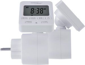 GreenBlue Włącznik czasowy - timer cyfrowy GreenBlue,  max. obciążenie 16A, IP20, GB605 F 6