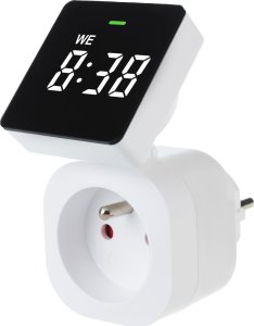 GreenBlue Włącznik czasowy - timer cyfrowy GreenBlue,  max. obciążenie 16A, IP20, GB610 E 1