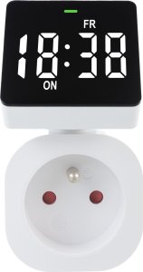 GreenBlue Włącznik czasowy - timer cyfrowy GreenBlue,  max. obciążenie 16A, IP20, GB610 E 2