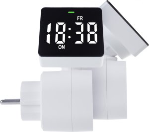 GreenBlue Włącznik czasowy - timer cyfrowy GreenBlue,  max. obciążenie 16A, IP20, GB610 E 6