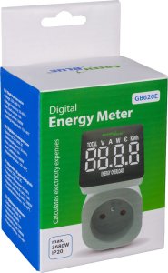 GreenBlue Miernik energii GreenBlue, watomierz, 16A, max. 3680W, podtrz.pamięci, GB620 E 7