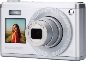 Aparat cyfrowy AgfaPhoto Aparat Cyfrowy Agfaphoto 50mp Video 4k 10x Zoom Optyczny Dwa Ekrany / Dc9200  Srebrny 2