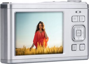 Aparat cyfrowy AgfaPhoto Aparat Cyfrowy Agfaphoto 50mp Video 4k 10x Zoom Optyczny Dwa Ekrany / Dc9200  Srebrny 5