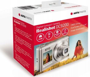 Aparat cyfrowy AgfaPhoto Aparat Cyfrowy Agfaphoto 50mp Video 4k 10x Zoom Optyczny Dwa Ekrany / Dc9200  Srebrny 8