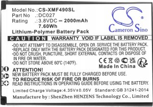 Cameron Sino Akumulator Bateria Typ Dc027 Dc-027 Do Router Mobilny Xiaomi F490 4g F490g4 / Cs-xmf490sl 5