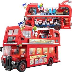 Cada CaDA London Vintage Tour Bus, construction toy 1