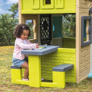 Smoby Smoby playhouse accessories picnic table, garden play equipment (light green/grey) 2