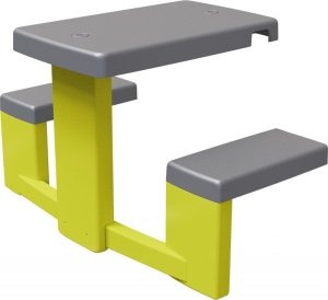 Smoby Smoby playhouse accessories picnic table, garden play equipment (light green/grey) 9