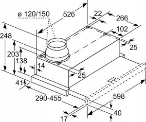 Okap Siemens Extractor hood LI64LB531 iQ300 A 7