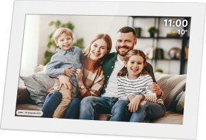 Ramka cyfrowa Kruger&Matz Cyfrowa ramka na zdjęcia FRAMEO Wi-Fi 10,1" biała 1