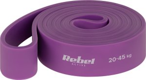 Rebel Guma do ćwiczeń lateksowa - Power Band PL-4, fioletowa 20-45 kg  REBEL ACTIVE 1