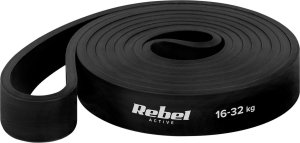 Rebel Guma do ćwiczeń lateksowa - Power Band PL-3, czarna 16-32 kg  REBEL ACTIVE 2