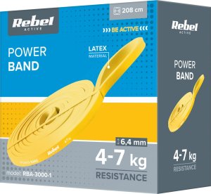 Rebel Active Powerband PL-1 mały opór żółty 1 szt. 4