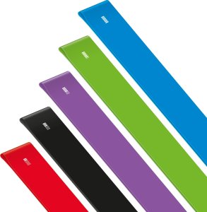 Rebel Zestaw gum do ćwiczeń TPE 2m - Long Band Ls-1, 1-5 kg, 5 gum, REBEL ACTIVE 2