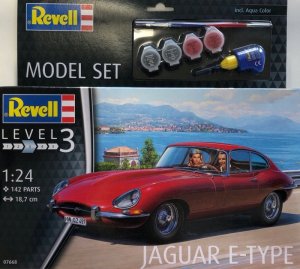 Revell Model plastikowy Samochód Jaguar E Type 1/8 1