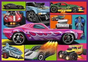 Trefl Puzzle Hot Wheels Wyścigowe auta 4x250 elementów (13312) 4