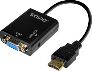 Adapter AV Savio Kabel adapter HDMI-VGA AK-76 2