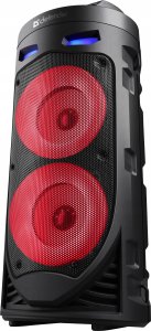 Głośnik Defender Głośnik Defender CRASHBOOM Bluetooth 16W MP3/FM/SD/USB/AUX/TWS/LED/MIC/LCD KARAOKE czarny + mikrofon + pilot 2