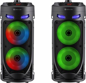 Głośnik Defender Głośnik Defender CRASHBOOM Bluetooth 16W MP3/FM/SD/USB/AUX/TWS/LED/MIC/LCD KARAOKE czarny + mikrofon + pilot 4