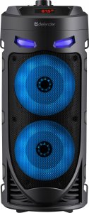 Głośnik Defender Głośnik Defender CRASHBOOM Bluetooth 16W MP3/FM/SD/USB/AUX/TWS/LED/MIC/LCD KARAOKE czarny + mikrofon + pilot 5