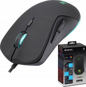 Mysz Defender Mysz przewodowa Defender ARGA GM-049 3600dpi 6P + podkładka Gaming 1