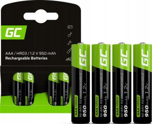 Green Cell 8x Akumulatorki Paluszki AAA R3 950mAh Ni-MH Baterie do ładowania Green Cell 13