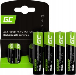 Green Cell 8x Akumulatorki Paluszki AAA R3 950mAh Ni-MH Baterie do ładowania Green Cell 19