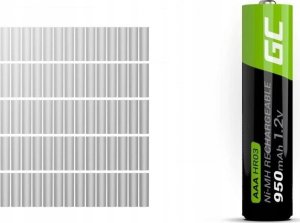 Green Cell 8x Akumulatorki Paluszki AAA R3 950mAh Ni-MH Baterie do ładowania Green Cell 25