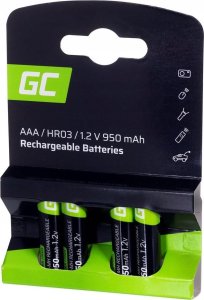Green Cell 8x Akumulatorki Paluszki AAA R3 950mAh Ni-MH Baterie do ładowania Green Cell 27