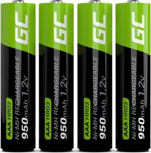 Green Cell 8x Akumulatorki Paluszki AAA R3 950mAh Ni-MH Baterie do ładowania Green Cell 9