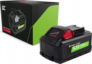 Green Cell Green Cell Bateria do elektronarzędzi Milwaukee M18 18V 8Ah Akumulator zamiennik M18 HB8 4932471070 1