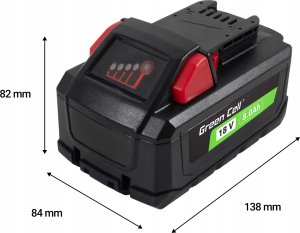 Green Cell Green Cell Bateria do elektronarzędzi Milwaukee M18 18V 8Ah Akumulator zamiennik M18 HB8 4932471070 7